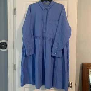 Everlane Babydoll Button Up Dress XL Plus Size